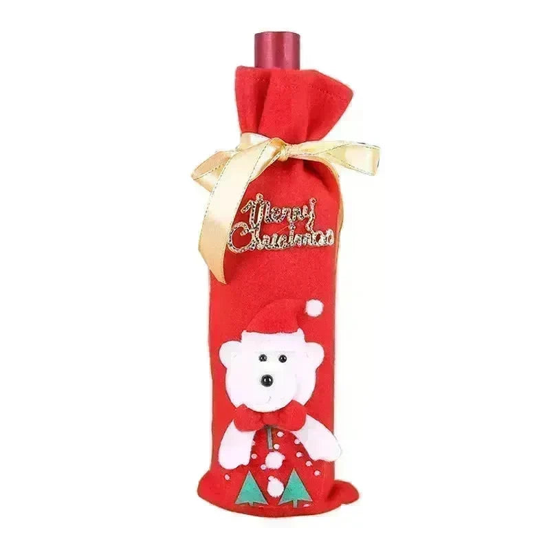 Christmas Decorations Christmas Wine Bottle Socks - EX-STOCK CANADA