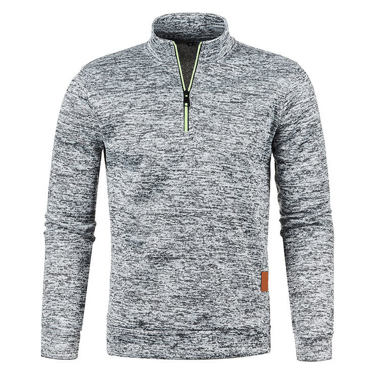 Autumn And Winter Men's Neckline Zipper Sweater | EX-STOCK product gallery photo 8