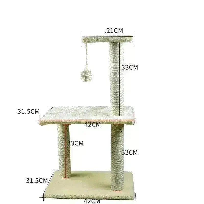 Cat Climbing Frame Litter Tree Integrated Grab - EX-STOCK CANADA