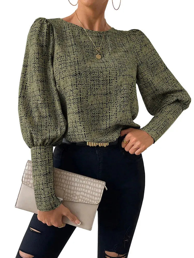 Fashionable Elegant Retro blouse top For Women - EX-STOCK CANADA