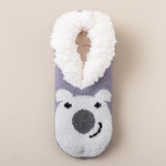 Thickened Room Socks Indoor Non-slip Silicone Lambswool Socks EX-STOCK Canada 