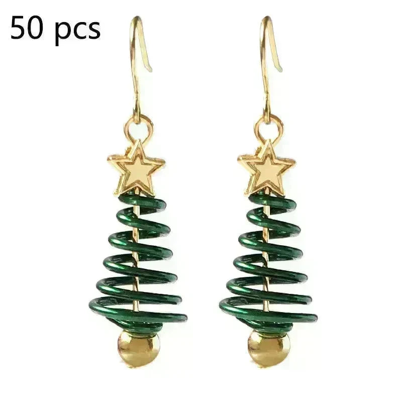 Christmas Earrings Tree Star DIY Earrings - EX-STOCK CANADA