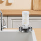 Glass Rinser, 10 Powerful Spraying Jets 360  Rotating Cup Rinser For Sink, 304 Stainless Steel Faucet Cup Washer With ABS Cup Holder For Baby Bottle, Glass Cup, Wine Glass EX-STOCK