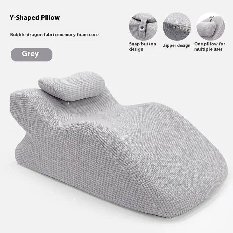 Sleeping Y-shaped Pillow Bed Watch Mobile Phone Memory Foam Pillow Neck Protector - EX-STOCK Canada