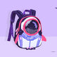 Backpack with astronaut design on a light purple background
