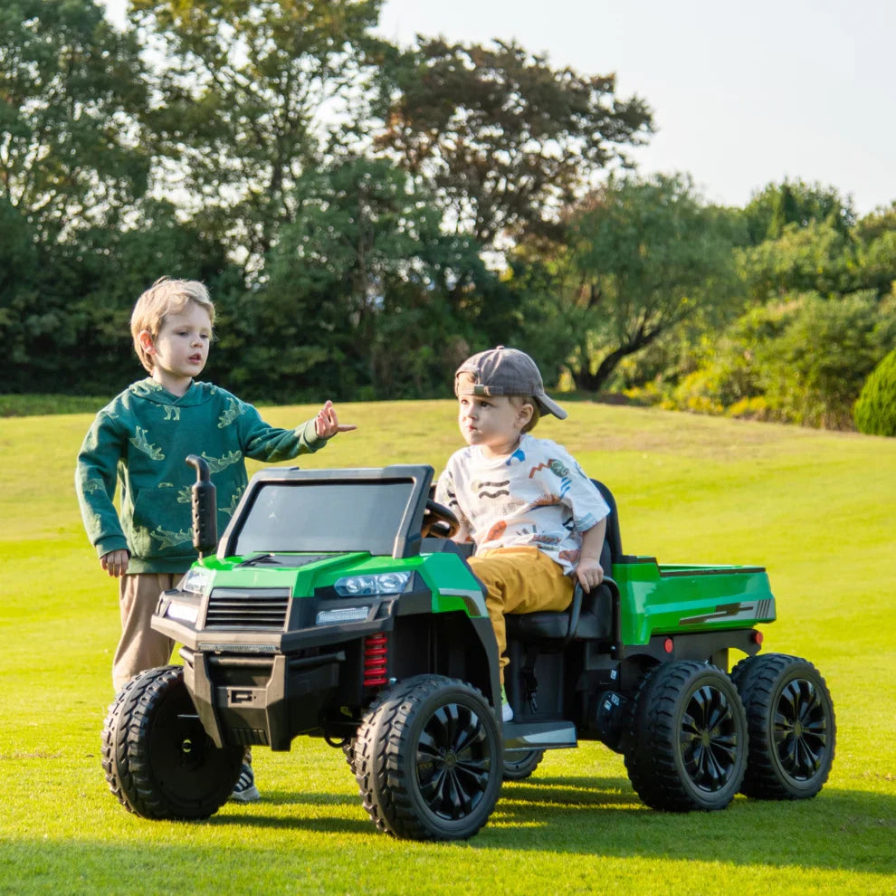 2026 6 WHEEL TRACTOR 24V 2 SEATER KIDS RIDE ON CAR WITH REMOTE CONTROL 