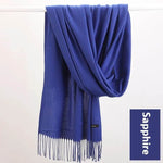 Pure Color Warm Keeping Scarf All-match Cashmere Shawl - EX-STOCK Canada