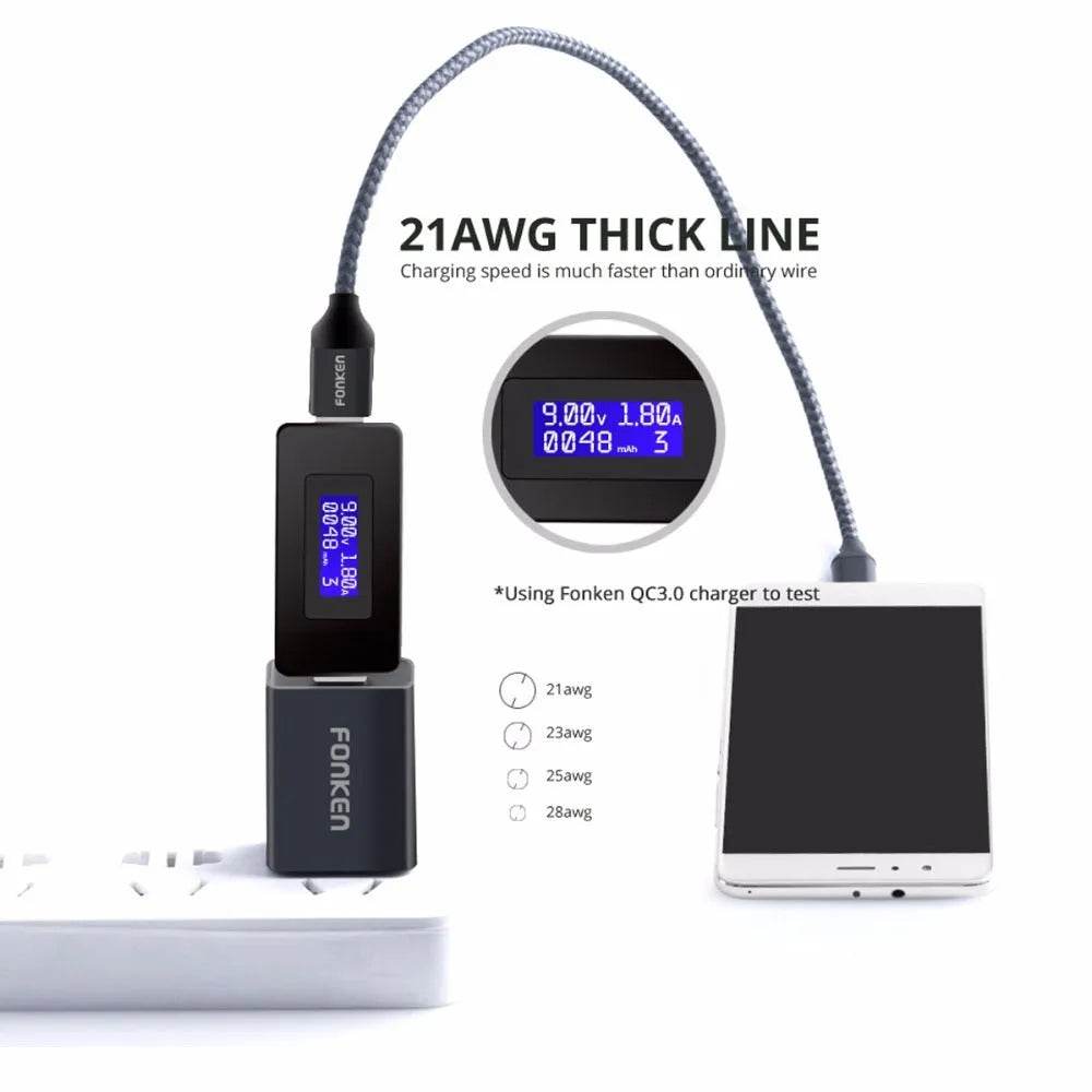 High-speed fast charging cable mobile phone charging cable - EX-STOCK Canada