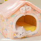Foldable Dog House Pet Cat Bed Winter Dog Villa Sleep Kennel Removable Nest Warm Enclosed Cave Sofa Pets Supplies - EX-STOCK Canada