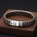 Thai Silver Personality Men's And Women's Trend Turn Bead Bracelet EX-STOCK Canada 