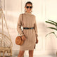Autumn Winter Knitted Mini Sweater dress - EX-STOCK Canada