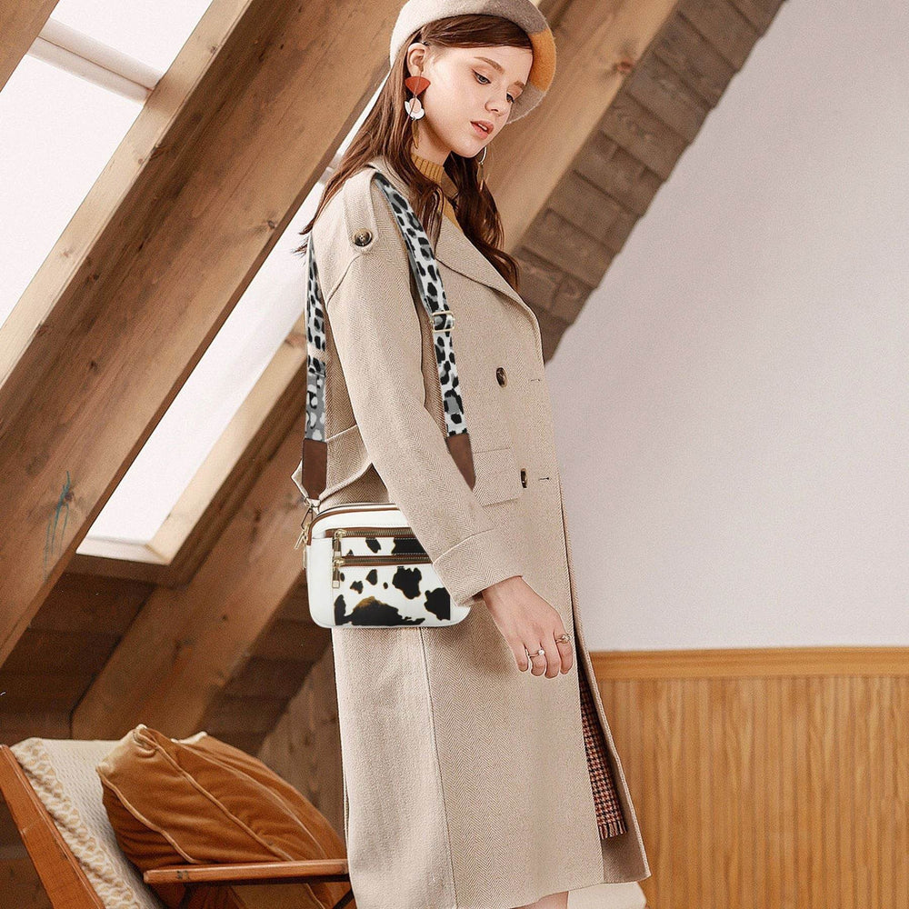 Daily Matching PU Leather Business Commute Zipper Crossbody Bags for women - EX-STOCK Canada