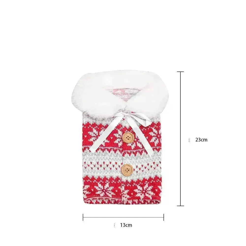 Christmas Decorations Christmas Wine Bottle Socks - EX-STOCK CANADA