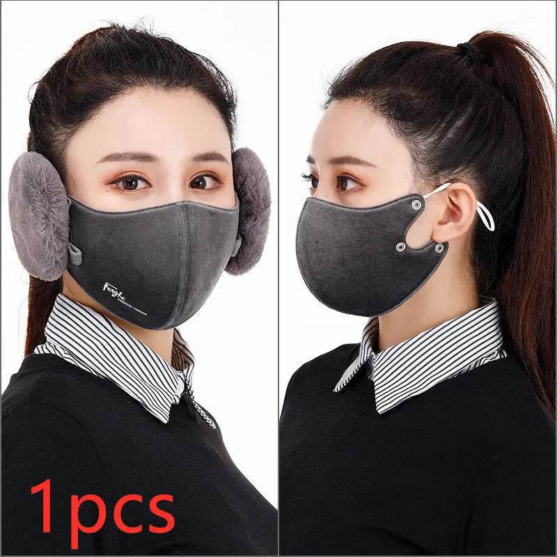 Winter detachable two-in-one warm mask earmuffs - EX-STOCK Canada