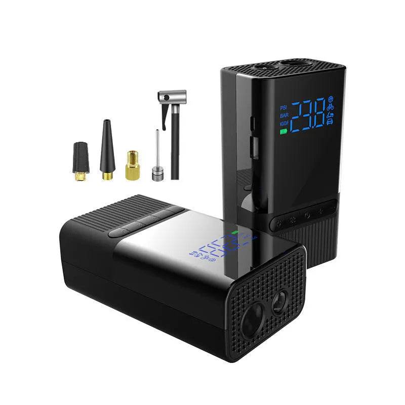 Inflatable Pump Air Compressor For Bicycle Car Boat Tire Inflator Portable Rechargeable - EX-STOCK Canada