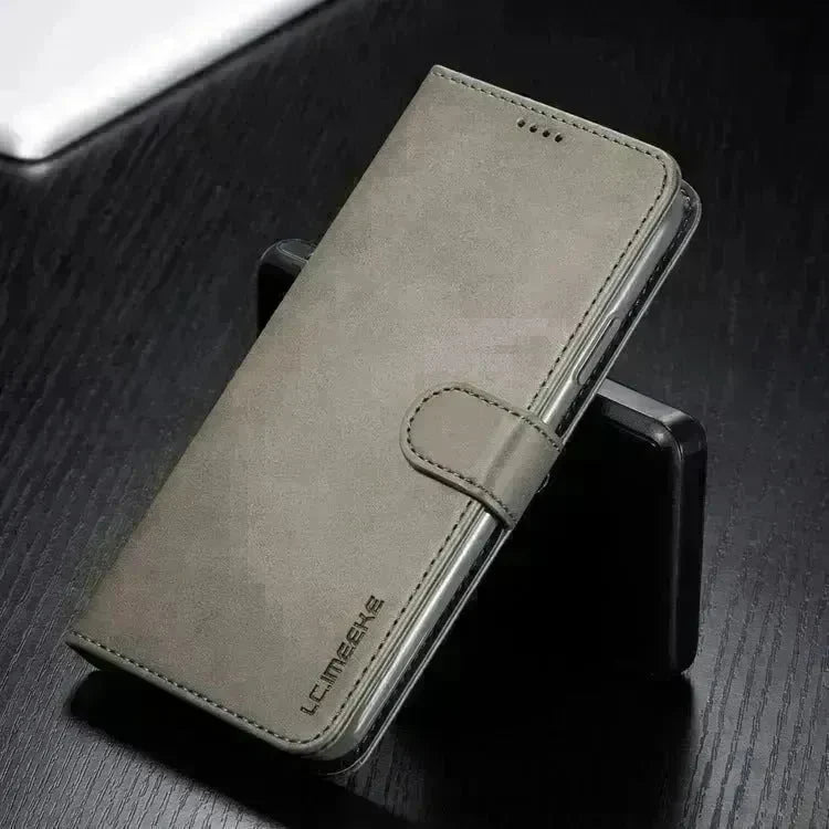 Luxury Leather iphone Case Flip Cover Card Holder Wallet Businessman Style - EX-STOCK CANADA