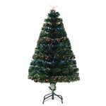 4ft Prelit Artificial Optical Xmas Tree Spruce Hinged Full Tree EX-STOCK Canada 