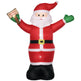 8ft Inflatable Christmas Santa Claus Holds Light Sign Of Blessings, Blow-Up Outdoor LED Yard Display For Lawn Garden Party EX-STOCK Canada 