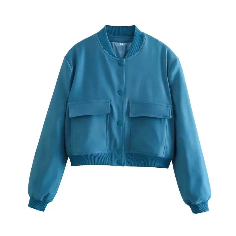 Fall Single Breasted Cashmere Cropped Jacket for women - EX-STOCK Canada