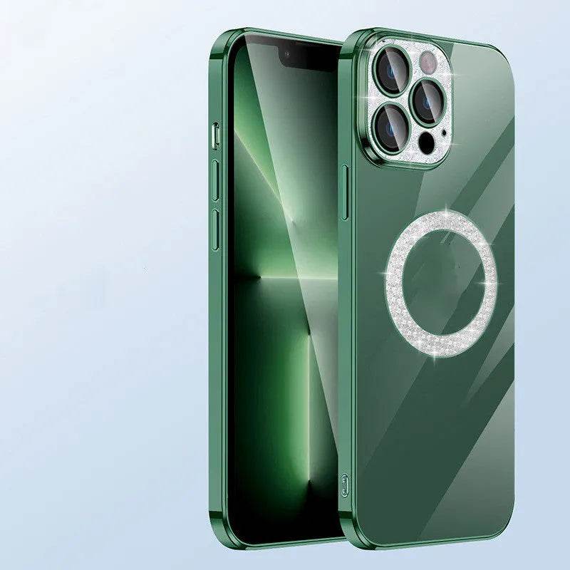 Electroplated TPU Transparent Apple Mobile phone Case - EX-STOCK Canada