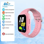 Pink 4G Full Netcom Kids Smartwatch Phone – 2.01" Touchscreen, Video Call, AI Robot, GPS 
