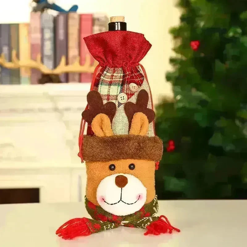 Christmas Decorations Christmas Wine Bottle Socks - EX-STOCK CANADA