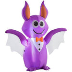 Outsunny 6ft Inflatable Halloween Decoration Bat, Blow Up Outdoor LED Yard Display, Waterproof - EX-STOCK Canada