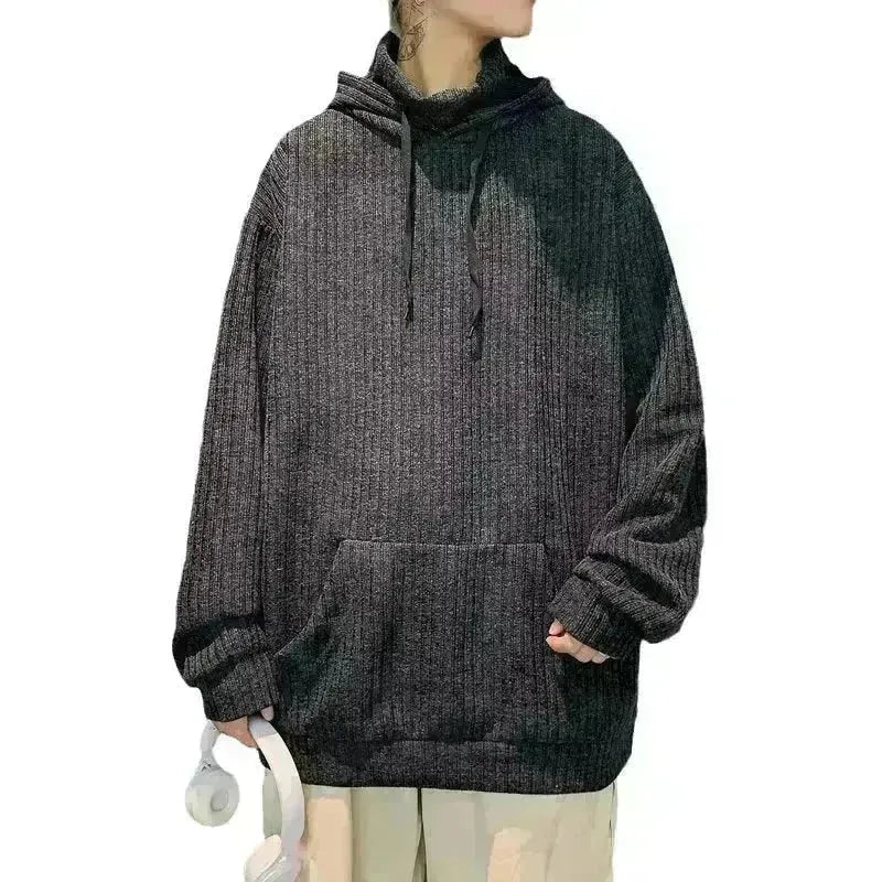 American Oversized Drawstring Turtleneck Hoodie Sweatshirt Men - EX-STOCK CANADA