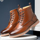 Bottes Martin britanniques pour hommes – Chaussures en cuir décontractées hautes pour affaires