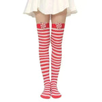 Christmas Plush Doll Knee Socks Bow Stockings - EX-STOCK CANADA