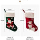 Christmas Decorations Gold Velvet Patch Christmas Stockings - EX-STOCK CANADA