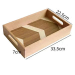 Acacia Wooden Serving Tray Decorative Tray - EX-STOCK CANADA
