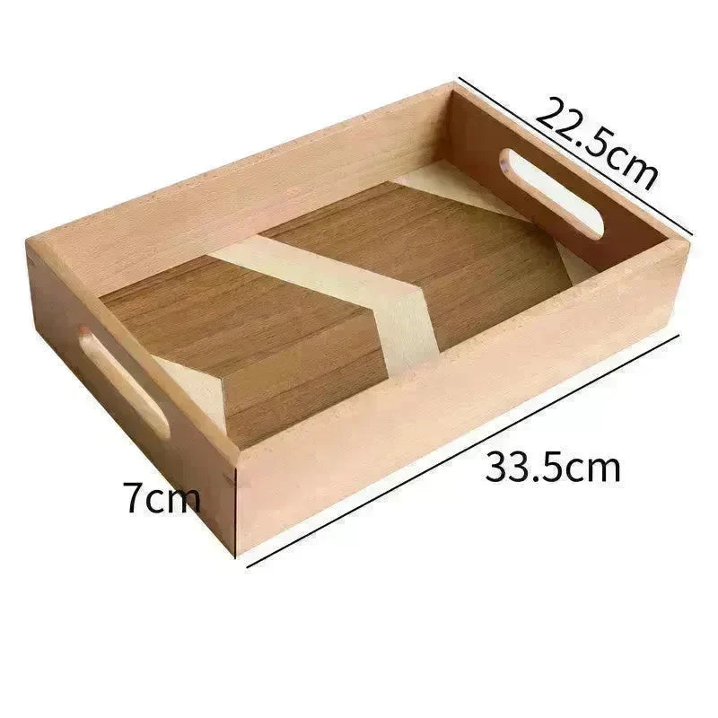 Acacia Wooden Serving Tray Decorative Tray - EX-STOCK CANADA