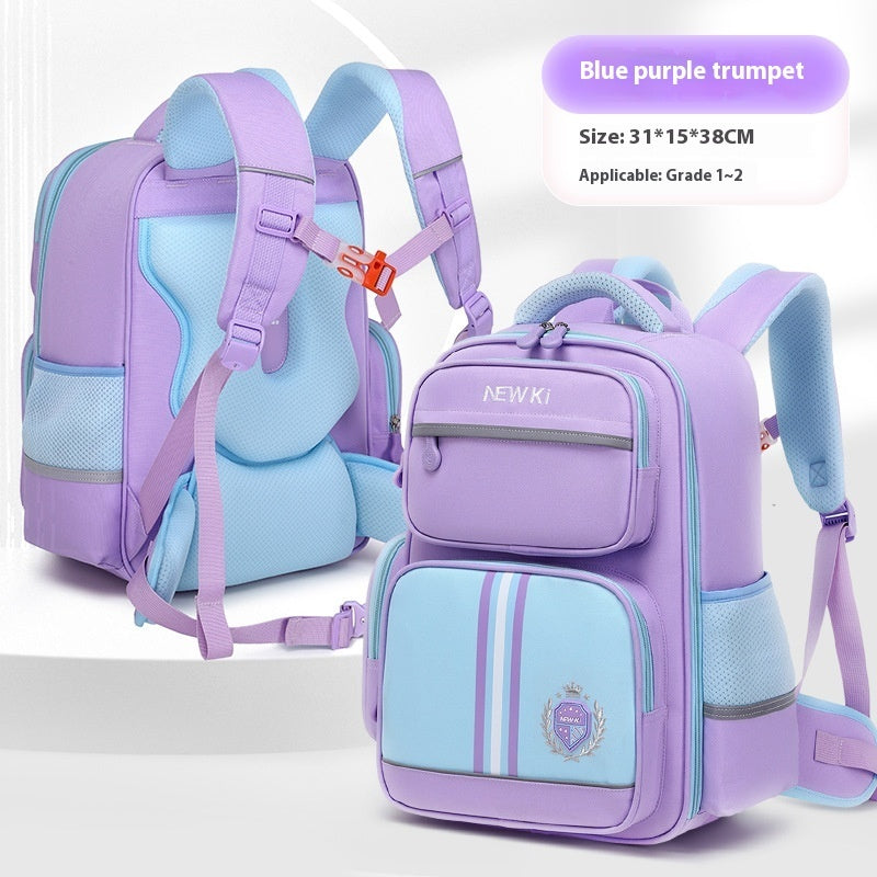 School Student Schoolbag Children's Waterproof Backpack Wear-resistant Men And Women EX-STOCK