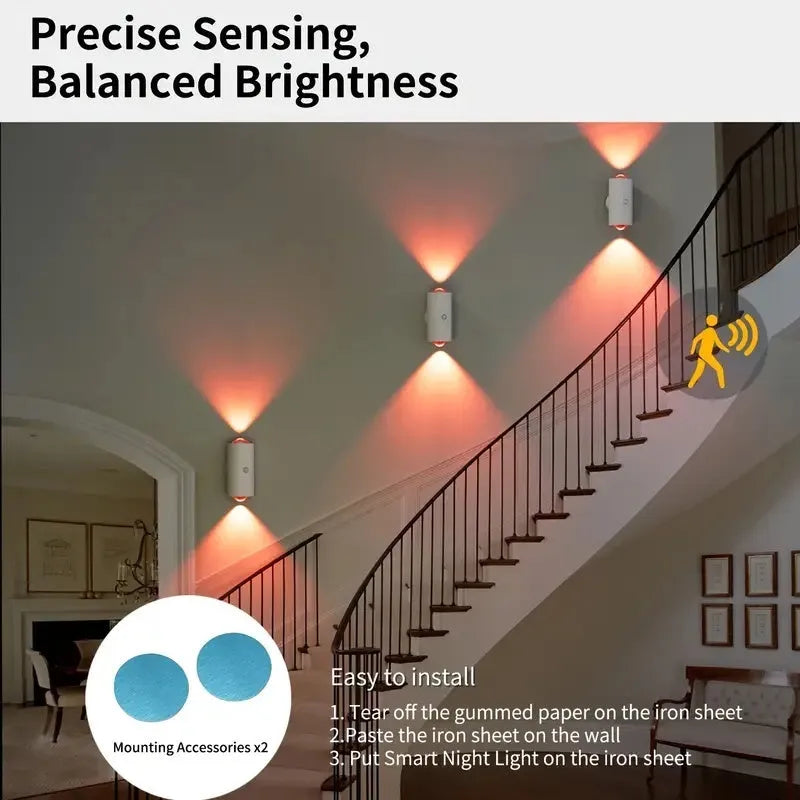 Ambient RGB Gradient Motion sensor LED Night Light - EX-STOCK CANADA