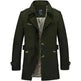 Men's casual jacket mid-length trench coat - EX-STOCK CANADA