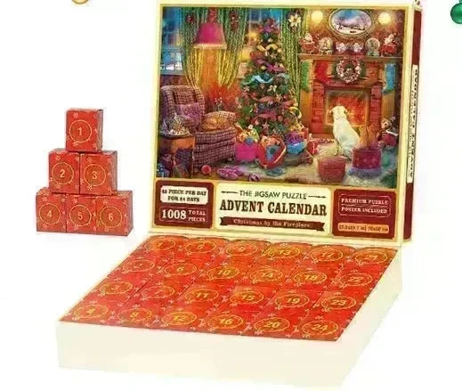 New 24 Boxes Unique Christmas Advent Calendar  2024 Jigsaw Puzzle - EX-STOCK CANADA