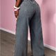 Women's Retro Distressed Kimchi Wide-leg Jeans EX-STOCK Canada 