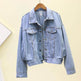 Elegant Women Heavy-duty Diamond-studded Tassel fringe Denim Jacket - EX-STOCK Canada