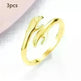 Alloy Simple Hands Hug Ring Opening Adjustable Jewelry - EX-STOCK CANADA