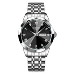 Quartz Men's Steel Strap Watch Luminous Waterproof - EX-STOCK Canada