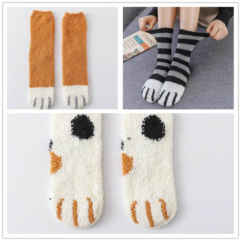 Winter House floor Fleece socks - EX-STOCK Canada