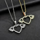 Women Fashion Angel love pendant Necklace Gold Silver - EX-STOCK CANADA