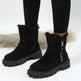 Thick Plush Snow Boots Women Faux Suede Non-slip Winter Shoes - EX-STOCK Canada