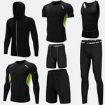 Compression Sport Fitness Workout Gym Outfit 7pcs set for men - EX-STOCK Canada