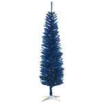 6ft Pencil Christmas Trees, Skinny Artificial Christmas Tree For Xmas Holiday Decor, Deep Blue EX-STOCK Canada 