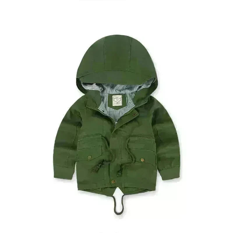 Children Cashmere Hoodie Windproof Winter jacket kids - EX-STOCK CANADA