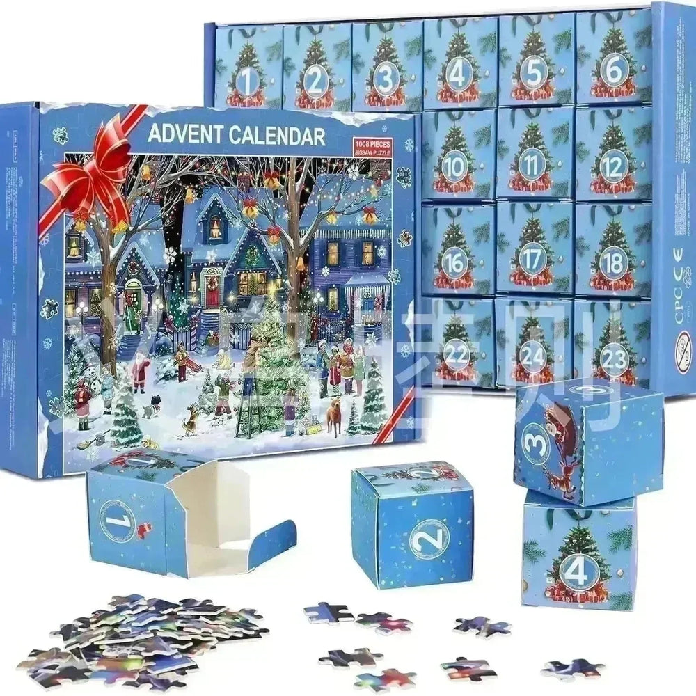 New 24 Boxes Unique Christmas Advent Calendar  2024 Jigsaw Puzzle - EX-STOCK CANADA