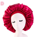 Beauty print Satin Silk Hair Bonnet for sleeping - EX-STOCK Canada