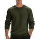 Fleece-lined Crew Neck Sweater Male Loose Casual Top EX-STOCK Canada 